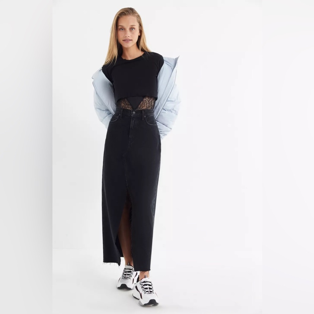 AGOLDE Alix ‘90s Grunge Maxi Skirt